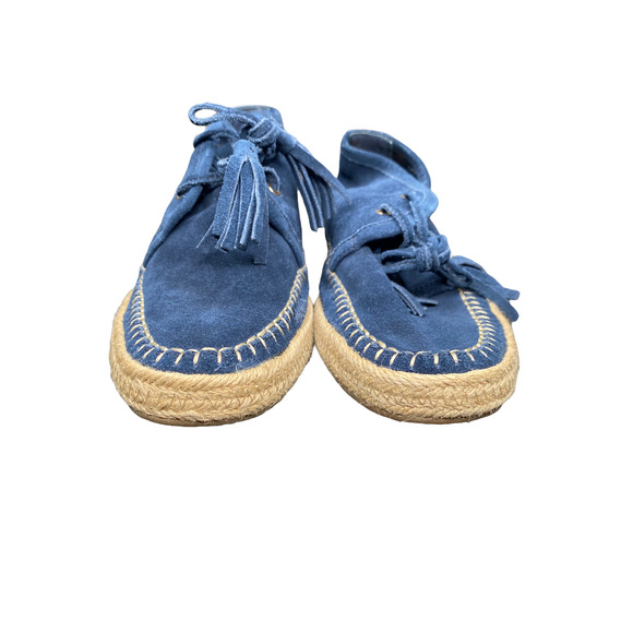 Michael Kors, Suede Whipstitch Moccasin Espadrille Bootie, Size 9, Very comfy - Picture 4 of 7